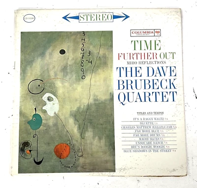 DAVE BRUBECK QUARTET ~ Time Further Out ~ Orig. LP/Vinyl 6-Eye Logo VG+~3 - Image 1 of 4