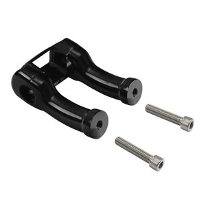 Black 4" Handlebar 1.25" Bar Riser Fit For Harley Softail Street Bob 2018-2025 - Picture 1 of 9