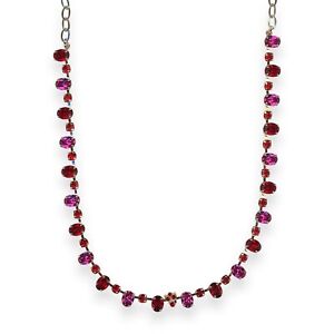 Necklace by Mariana Firefly Natures Coll. Glamorous Red & Fuchsia Austrian Cr...