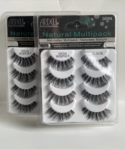2 pestañas postizas naturales multipack Ardell (Demi Wispies y negras) - Imagen 1 de 2