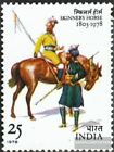 INDIA 1978 SG902 25p 175TH ANNIV. OF SKINNER'S HORSE (CAVALRY REGIMENT)   -  MNH