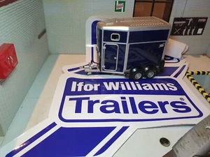 Ifor Williams OEM Plant Twin Axle Builders Box Van Trailer Medium Decal Stickers - Picture 1 of 6