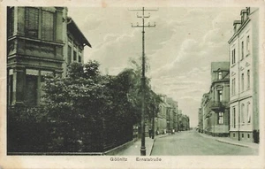 Ernststraße En Gößnitz Turingia Tarjeta Postal AK 1928 - Imagen 1 de 2