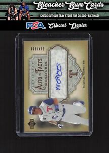 2006 Upper Deck Artifacts AF-MF Michael Young Auto-Facts Signatures /600