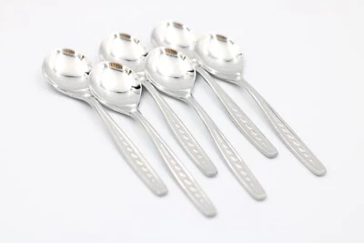 P&S Prinz Kleeblatt Kaffeelöffel Löffel Set Besteck aus Edelstahl Länge 13,5 cm - Bild 1 von 4