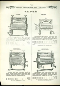 11 PÁGINAS DE CATÁLOGO - LAVADORAS Y RETORCEDORAS alrededor de 1900 - Imagen 1 de 4