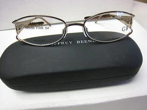 MARCOS DE GAFAS GEOFFREY BEENE Estilo PASIÓN en MARRÓN 54--18-135 con Estuche - Imagen 1 de 3