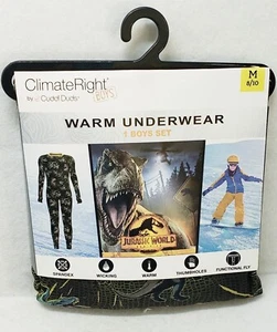 Climate Right By Cuddl Duds Jurassic World Warm Underwear Set Boys L (10-12) NWT - Picture 1 of 1