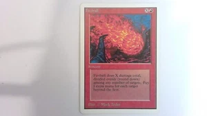 1x Fireball - NM - Unlimited Edition - SPARROW MAGIC mtg - Picture 1 of 2