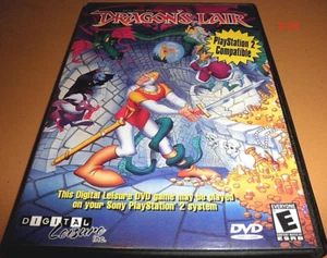 Dragons Lair classic video game DVD Don Bluth PS2 PlayStation 2 compatible - Picture 1 of 6