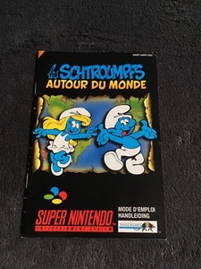 Super Nintendo The Smurfs Around The World FAH, Excellent Condition - Picture 1 of 1