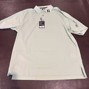 NWT Footjoy Golf Shirt With The FJ Logo On The Collar Free Ship - Picture 1 of 12