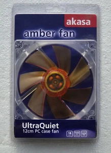 AKASA PC case fan 120mm - amber - 18 dB (AK-183) - Picture 1 of 2
