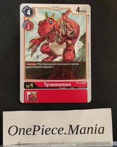 Digimon Card Game Tyrannomon - BT1-016 R