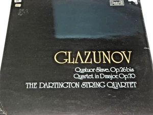 LP - Glazunov / Dartington String Quartet Quatuor Slave, Op.26bis / Quartet In D - Picture 1 of 2