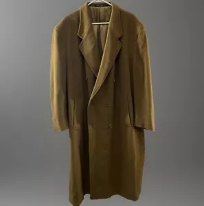 Mani By Giorgio Armani Overcoat size 42R, 70 Virgin Wool 30 Cashmere See Descrip - Picture 1 of 23
