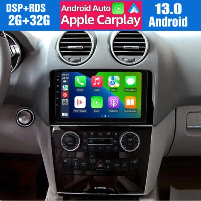 Carplay Radio Coche Navegación GPS Para Mercedes Benz ML350 GL320 07-11 Android 13 Foto 1 de 4