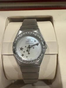 Omega Constellation My Choice Stainless Steel Diamond Ladies Watch $9200 Retail - Picture 1 of 2