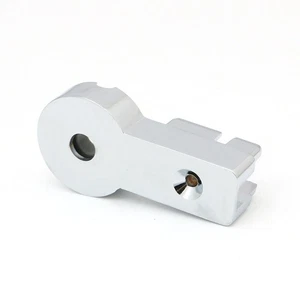 Rotating Shaft Shower Door Hinge Zinc Alloy Chrome Plated for Smooth Movement - Picture 1 of 10