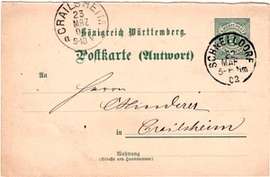 WÜRTT. P 40 A ; SCHNELLDORF - CRAILSHEIM; 22 - MAE - 02 - Picture 1 of 1