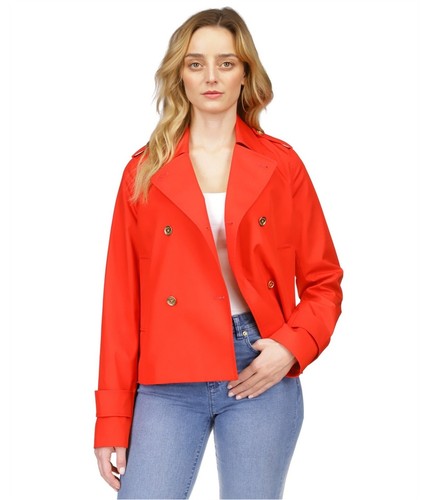 Michael Kors Cappotto Donna Tinta Unita Pea Rosso Petite 6P