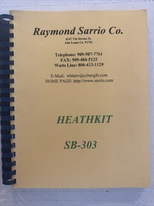 Heathkit Assembly Manual for Model SB-303 Solid State SSB Receiver - Reprint - Picture 1 of 9