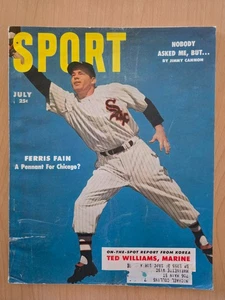 SPORT Magazine - July 1953 - Ferris Fain Cover         H - Picture 1 of 3