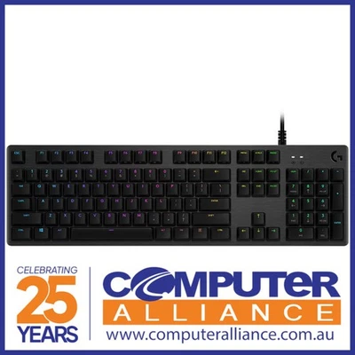 Logitech G512 Carbon RGB Tactile-Brown Mechanical Gaming Keyboard Black - image 1 of 4