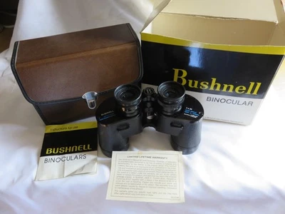 VINTAGE BUSHNELL BINOCULAR SPORTVIEW  INSTA-FOCUS 7X35 WITH CASE,BOX &DIRECTIONS - Image 1 of 4
