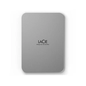 LaCie 4TB External Hard Drive 2.5" USB-C Silver - Picture 1 of 7