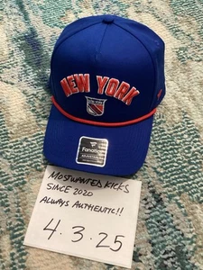 NWT Fanatics NHL New York Rangers Blue & Red Rope SnapBack Hat FREE SHIP - Picture 1 of 4