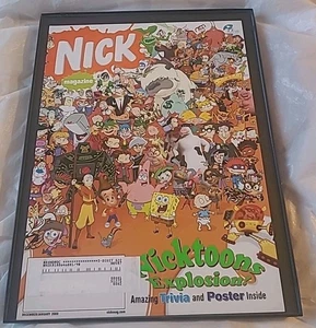 Nicktoons Explosion Nick Magazine Cover 2008 Framed Print Ad 8.5X11 - Picture 1 of 1