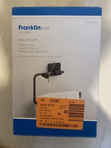 Franklin Maxted Handtuchring in Mattschwarz. KOMBIVERSAND +1 $ Zusatzartikel - Bild 1 von 4