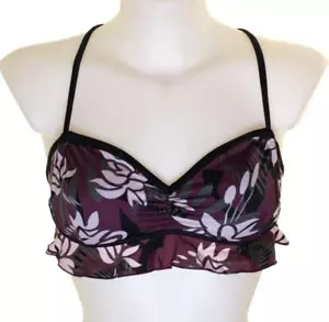 Nuevo con etiquetas Para mujeres Oakley Lagoon Acolchado Bikini Top Ropa de Baño Mediana 36" 37" Nuevo Violeta - Imagen 1 de 2