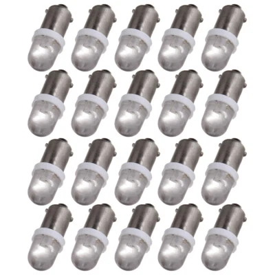 20X LED Cold White BA9S 1895 H6W Instrument Cluster Lights Interior Bulb Bayonet - Image 1 of 4