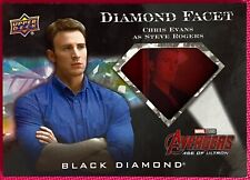 Marvel Black Diamond, Chris Evans (Steve Rogers) Diamond Facet Card DF-5