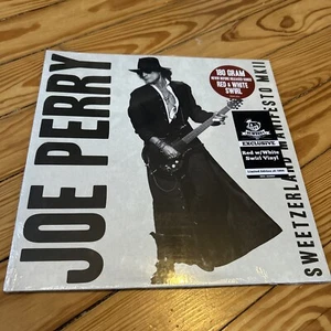 Joe Perry - Sweetzerland Manifesto MKII Red W/White Swirl Vinyl Aerosmith - Picture 1 of 2