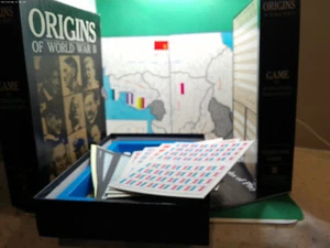 Avalon Hill 810 Origins World War II 1935 1939 diplomacy game bookcase NOS 1971 - Picture 1 of 10