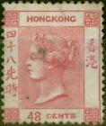 Hongkong 1865 48c Rose-Carmin SG17a Ave MM