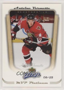 2005-06 Upper Deck MVP MVP Platinum /25 Antoine Vermette #277