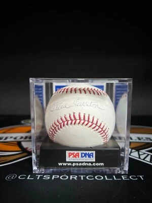 STEVE CARLTON Signed Auto Autographed Baseball PSA/DNA 9.5 HOF SWEET SPOT - Image 1 of 4