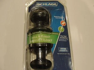 Residential Hal Schlage l & Closet Aged Bronze Door Lock - Picture 1 of 3