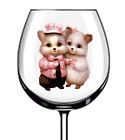 12x Couple Quokka Valentines Day Wine Glass Bottle Van Vinyl Sticker Decal a5919