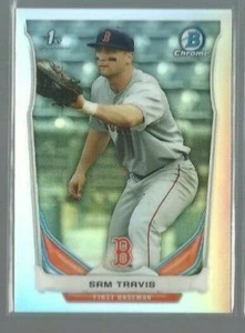 2014 Bowman Chrome Draft Refractors #CDP61 Sam Travis (ref 95279) - Picture 1 of 1
