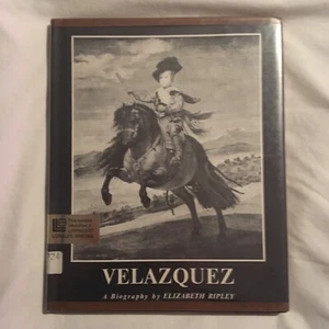 Velazquez  A Biography  Elizabeth Ripley 1965 Hardcover 3rd Print Library Bound - Picture 1 of 6