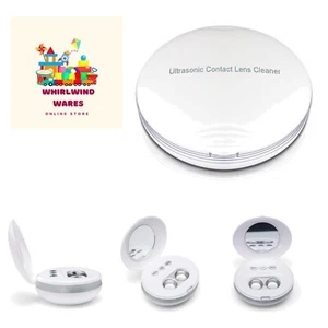 Ultrasonic Contact Lens Cleaner Fast Cleaning Sclerals Lenses Daily Care Cont... - Picture 1 of 13
