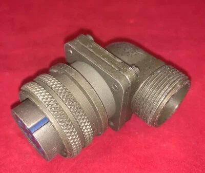 Connector Amphenol Circular  10Pin SZ 18 90 DEGREE PLUG SOCKET 5015 MS3106A18-1S - Image 1 of 4