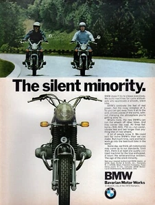 BMW R-75/5 1970 motocicleta original anuncio impreso en color - Imagen 1 de 1