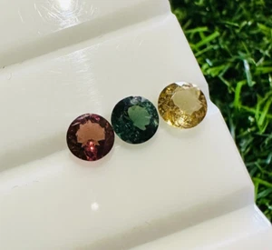AAA++ Tourmaline Faceted Pair Tourmaline Gemstone Cut Pair Tourmaline - Picture 1 of 3