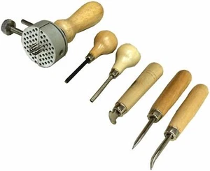 Jeweler's Ring Set Deluxe Funzionante - Brunishers, Rullo Lunetta, Prong Pushers - Foto 1 di 3